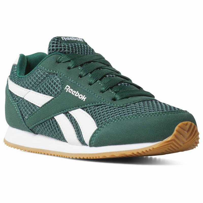 Tenisi Reebok Royal Classic Jogger 2 Baieti Verzi Inchis/Albi Romania RN7793SH